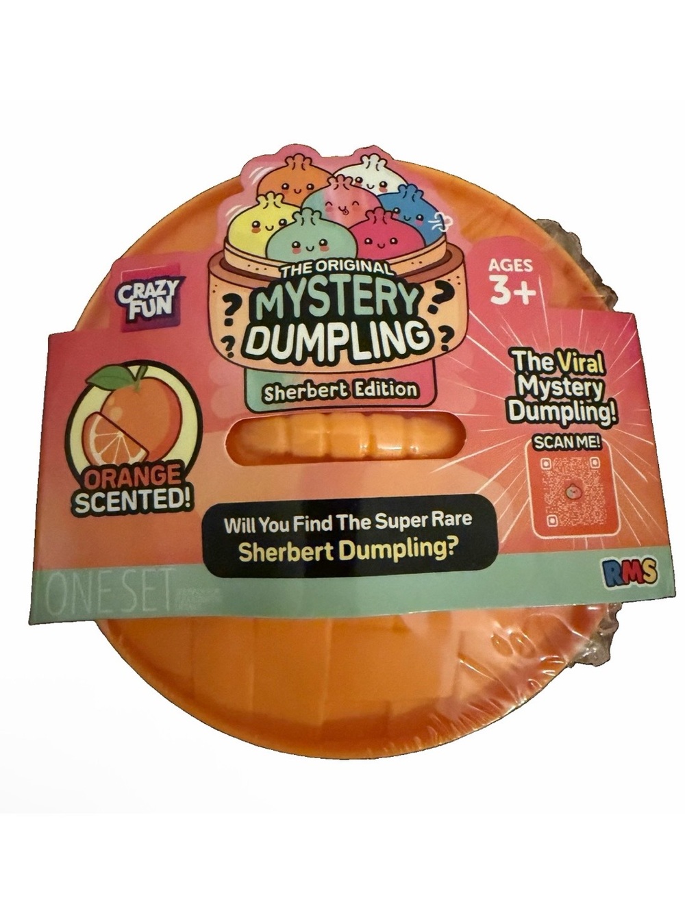 The Original Viral Mystery Dumpling -  Sherbert Edition  Orange Scented NWT
